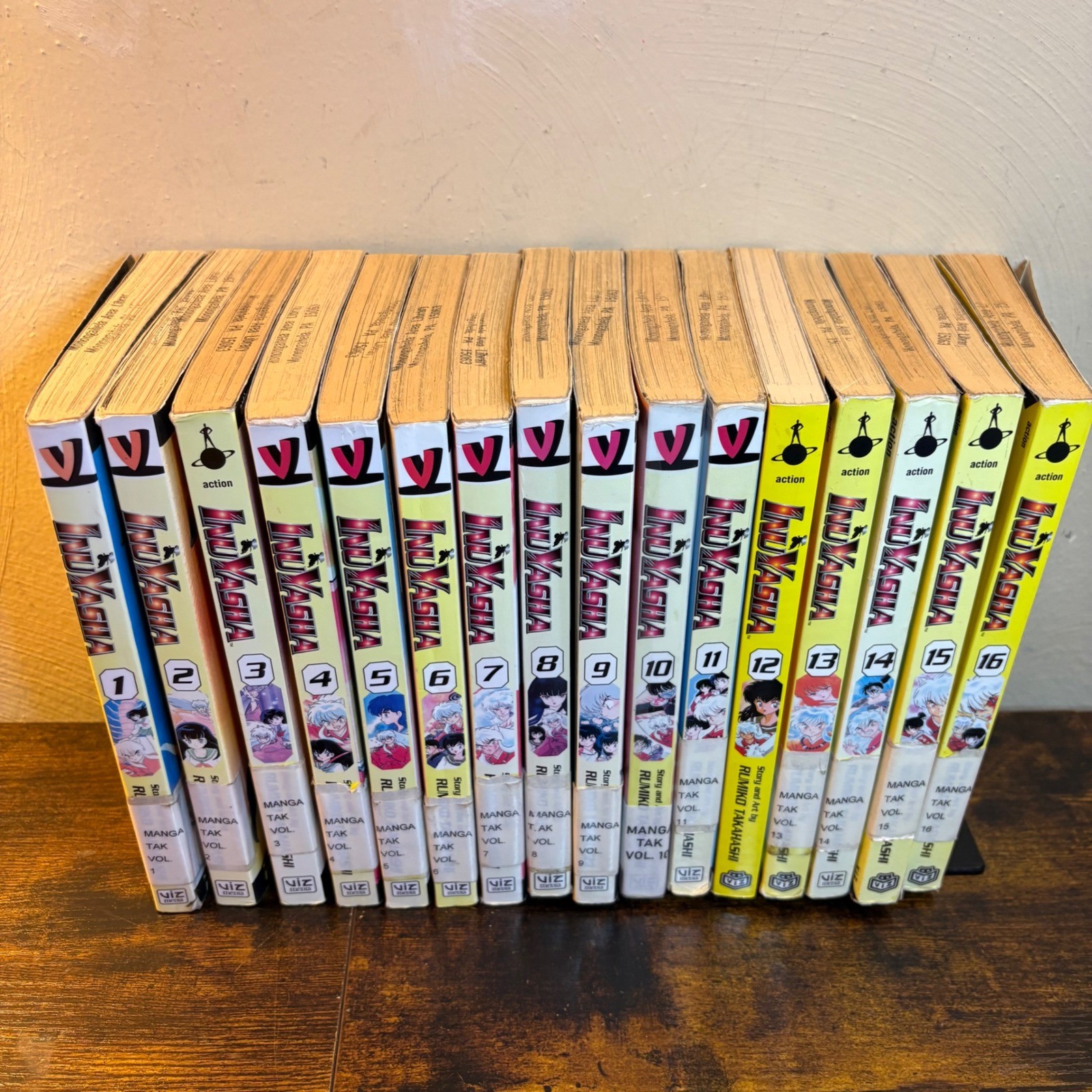 InuYasha Manga Lot Vol 1-16 Rumiko Takahashi VIZ Media English Graphic Novels