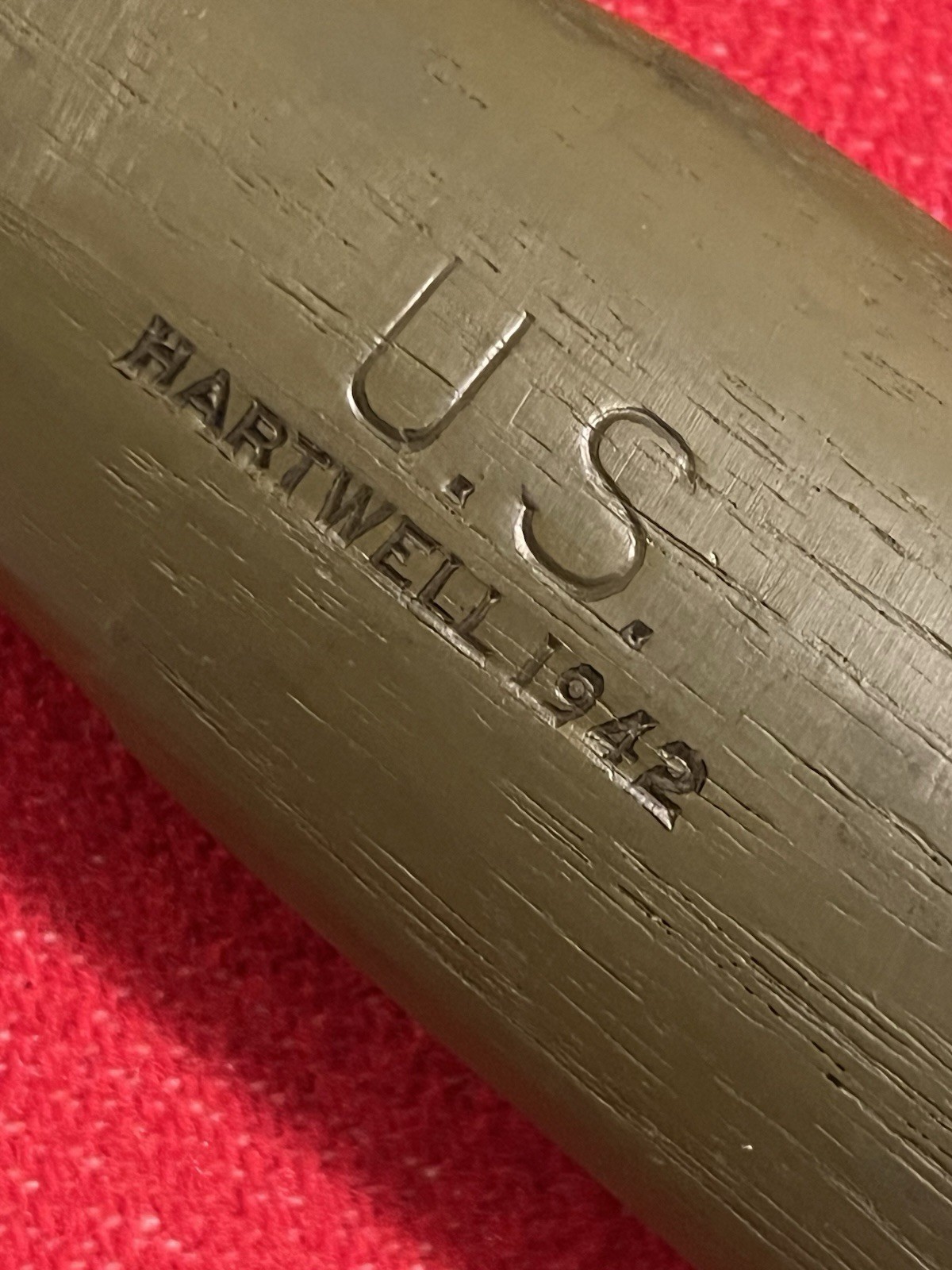 WWII M1910 Pick Mattock & Cover (