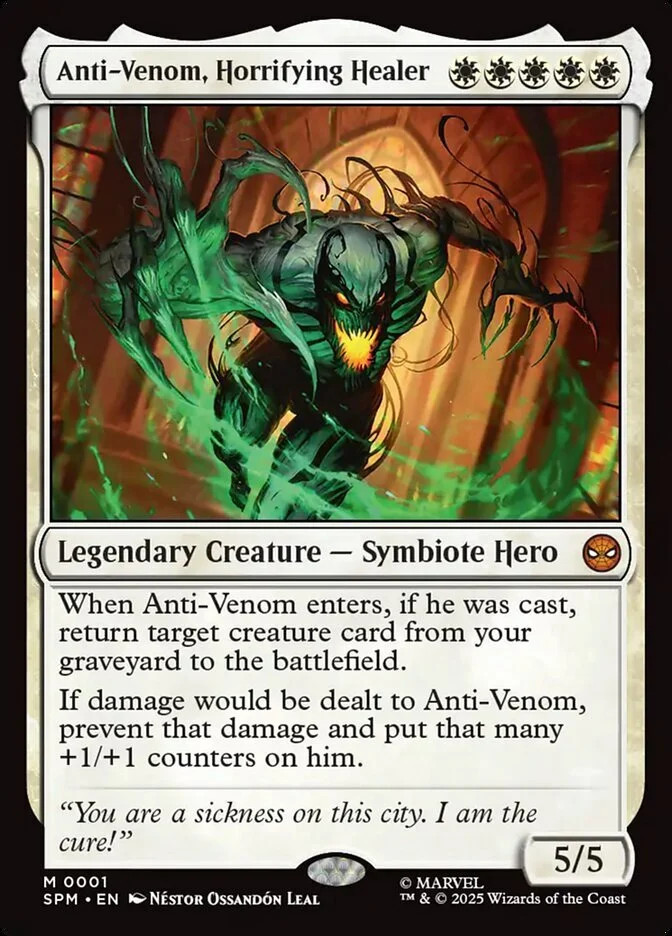MTG Anti-Venom, Horrifying Healer Marvel's Spider-Man 1