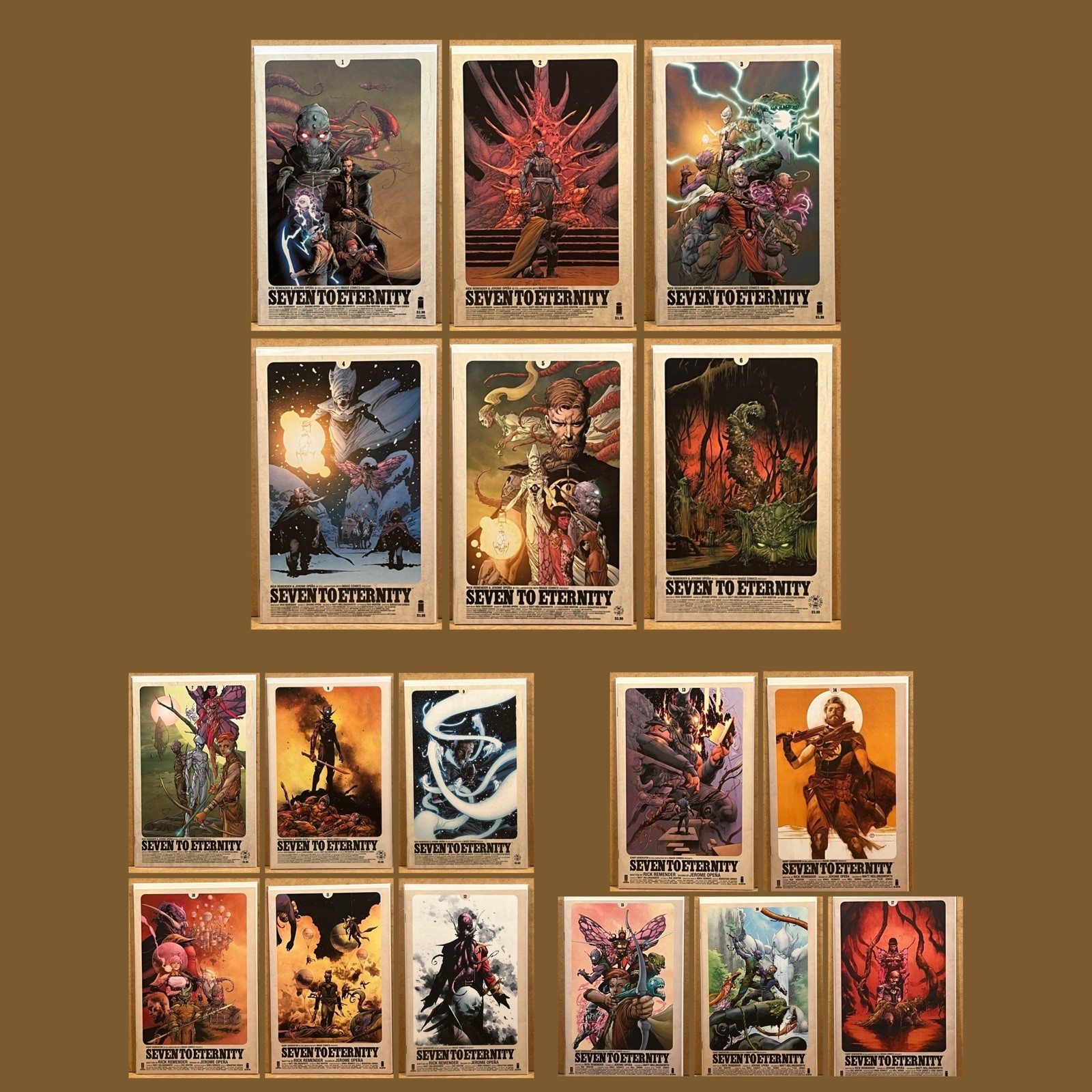 Seven to Eternity 1-17 Complete Series Rick Remender Image Comics NM Seven to Eternity 1-17 Complete Series Rick Remender Image Comics NM