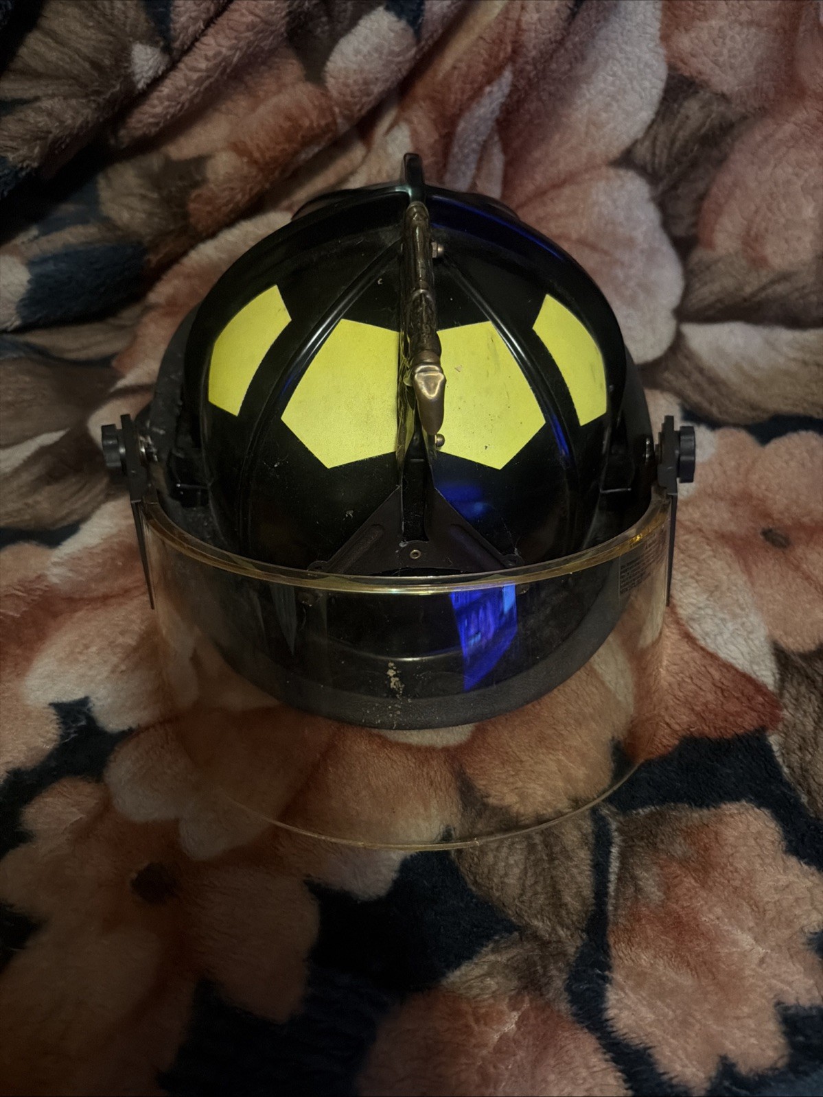 Black Fire Fighter Helmet, Bullard Firedome UST