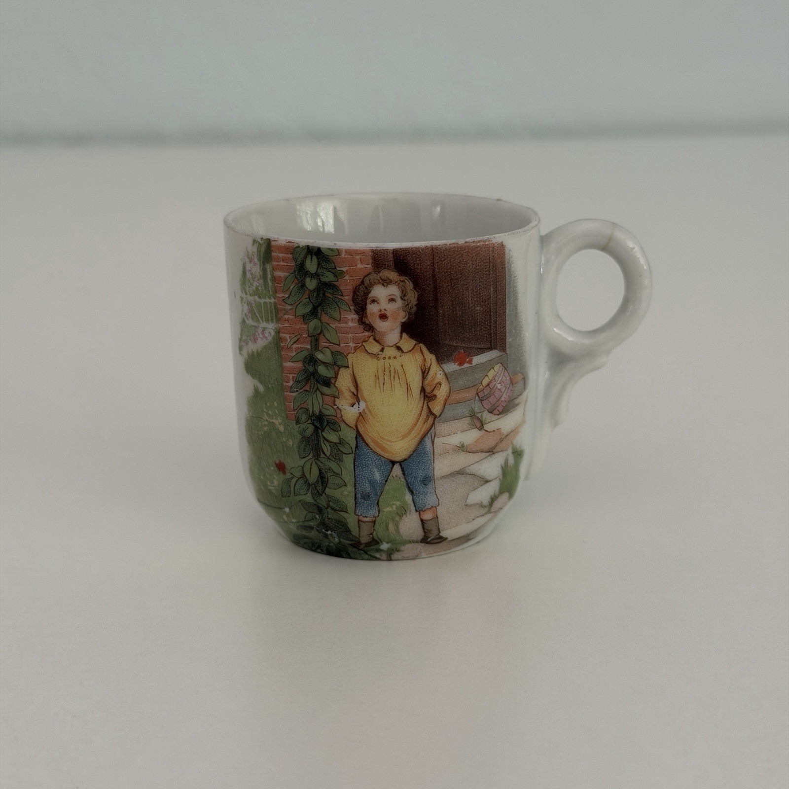 Antique 1913 Royal Bayreuth Dolls Tea Party Cup Emery Bird Thayer Kansas City MO
