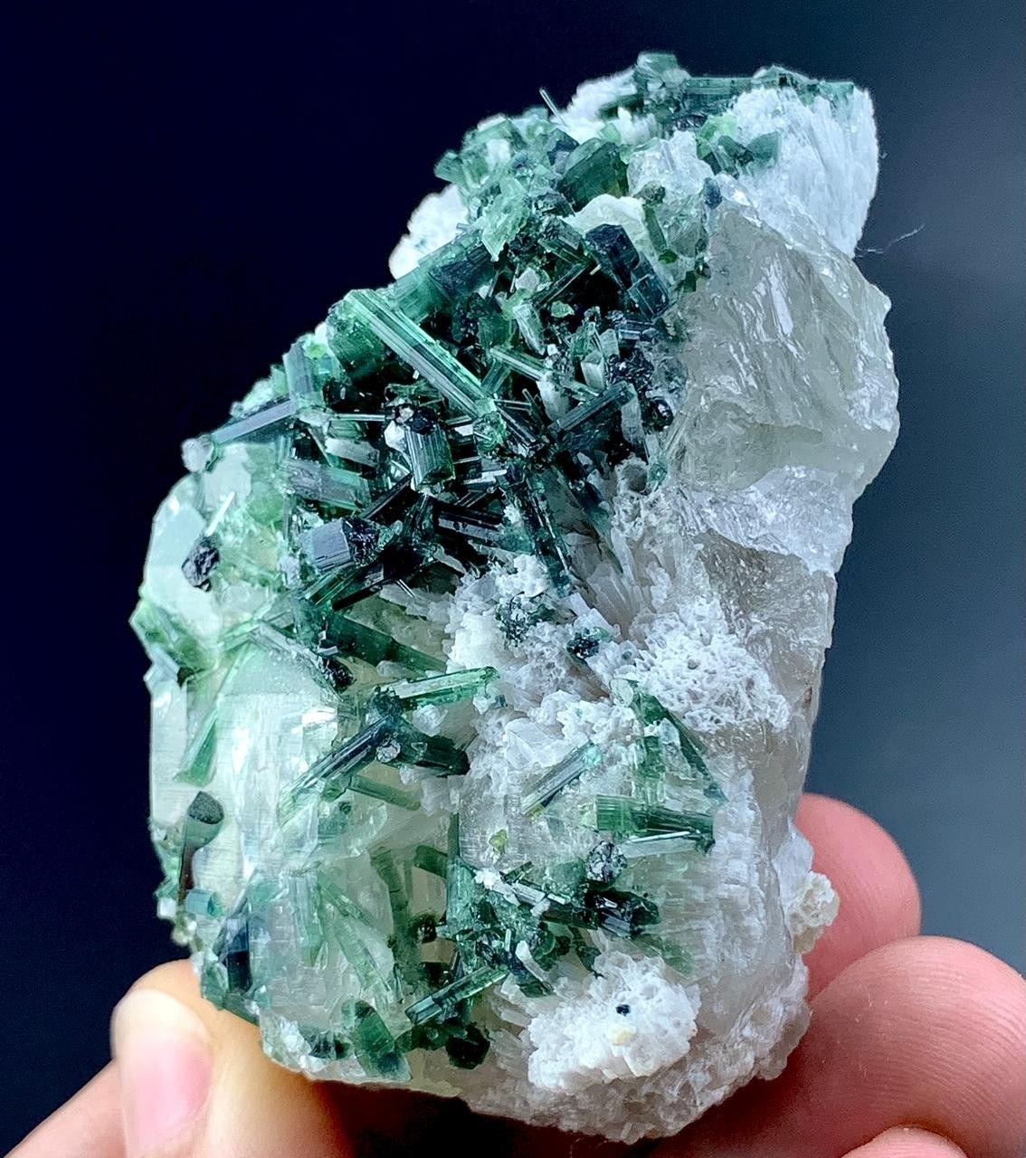 764 Carat Tourmaline Crystal With Quartz Specimen From Afghanistan 