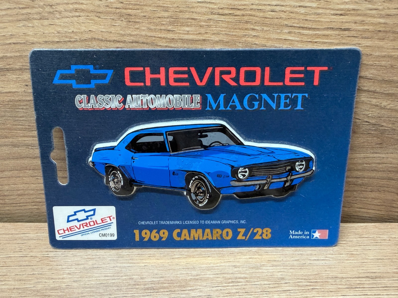 Vintage 1969 Camaro Z28 Chevrolet Classic Automobile Magnet Ideaman NOS Sealed