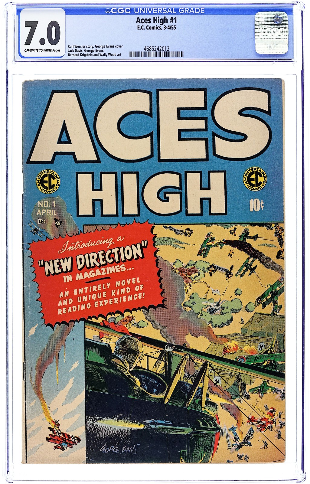 Aces High #1 CGC 7.0 1955 4685242012
