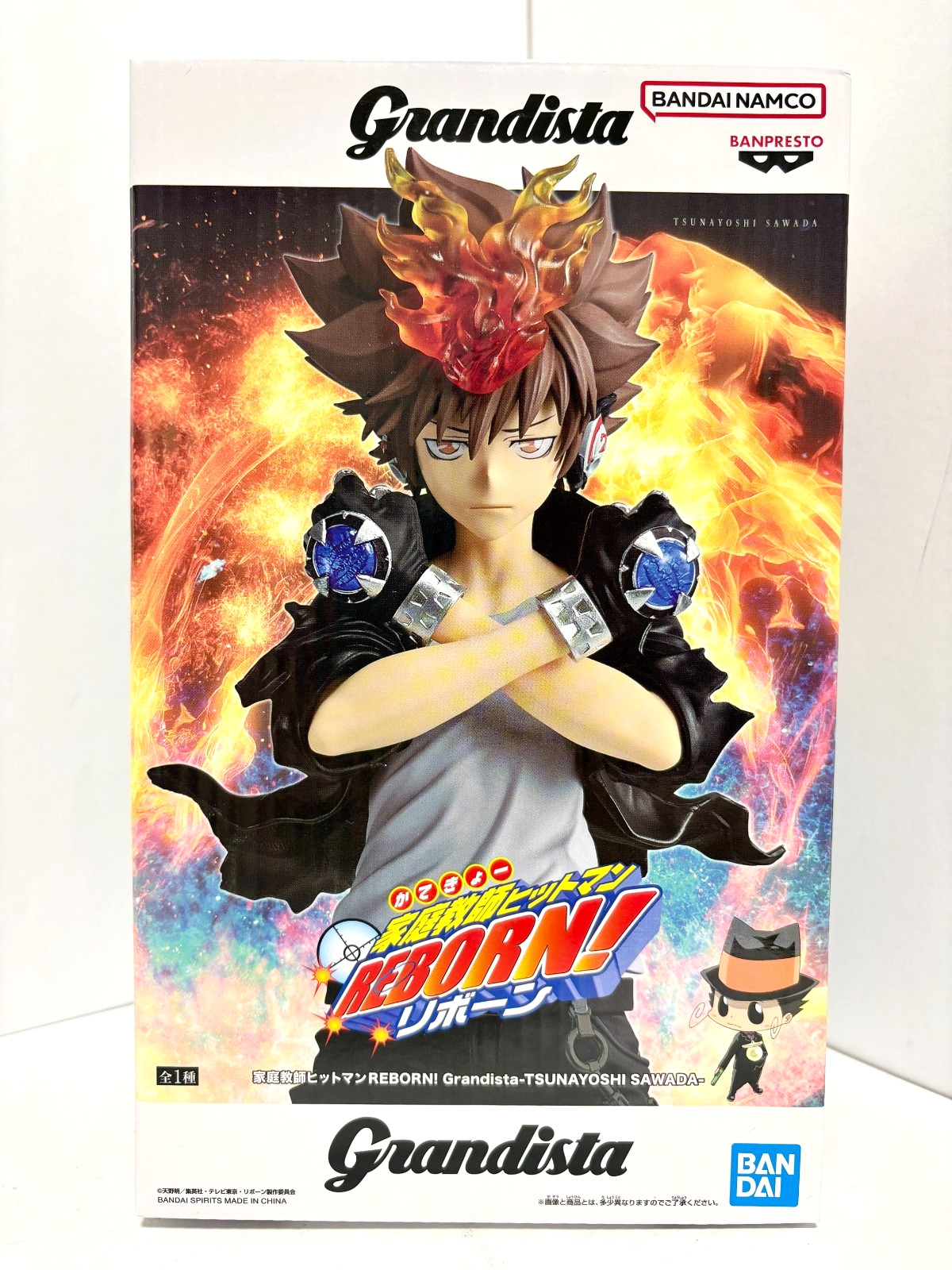 Katekyo Hitman Reborn Tsunayoshi Sawada Grandista Figure BANPRESTO 27cm Japan