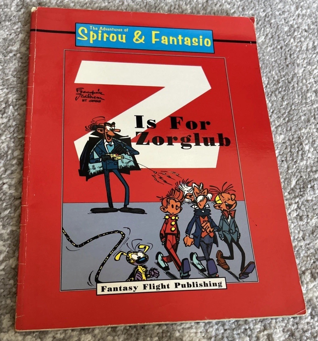 Spirou & Fantasio \'Z is for Zorglub\' Dupuis by Franquin (1995, Softcover)