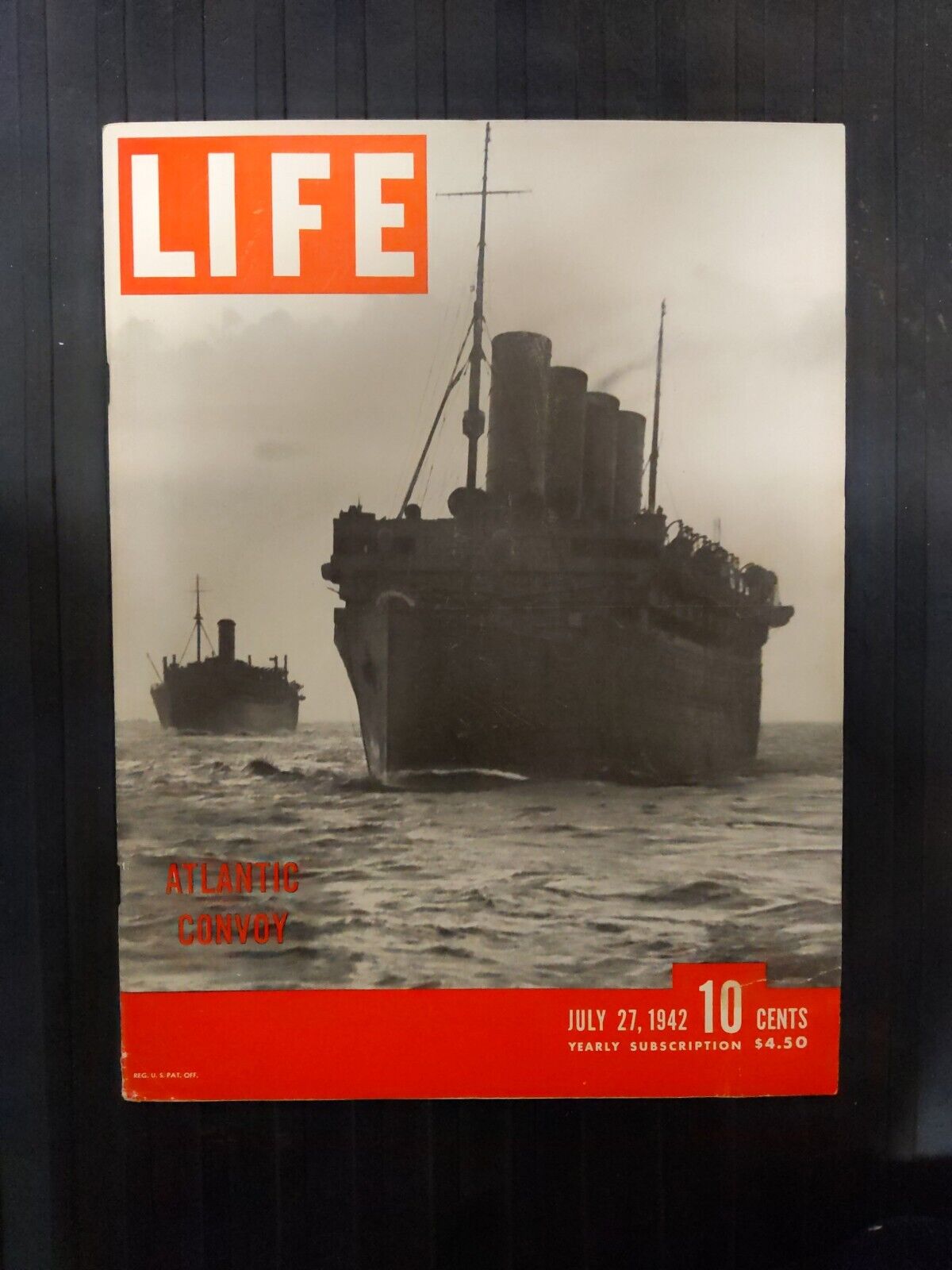 WWII LIFE Magazine July 27, 1942 Atlantic Convoy, Battle Of Midaway First Story