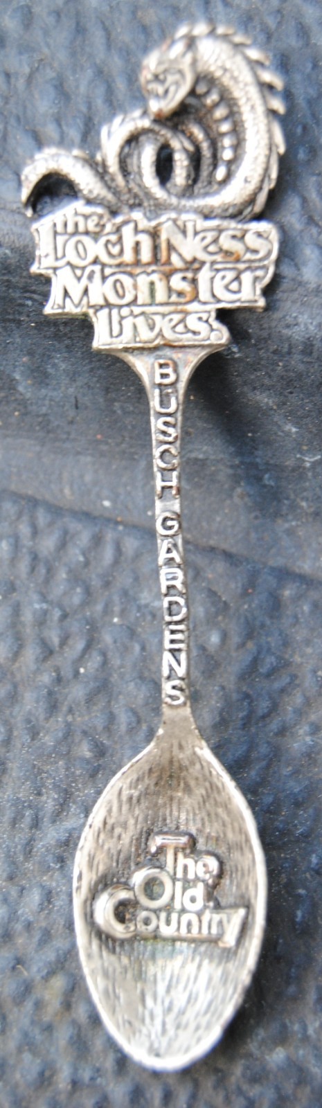 Loch Ness Monster Rollercoaster Souvenir Spoon. Busch Gardens Williamsburg Va.