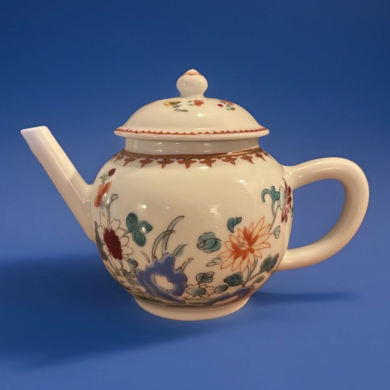 Teapot Vintage Miniature Franklin Victoria and Albert Museum Porcelain Chinese