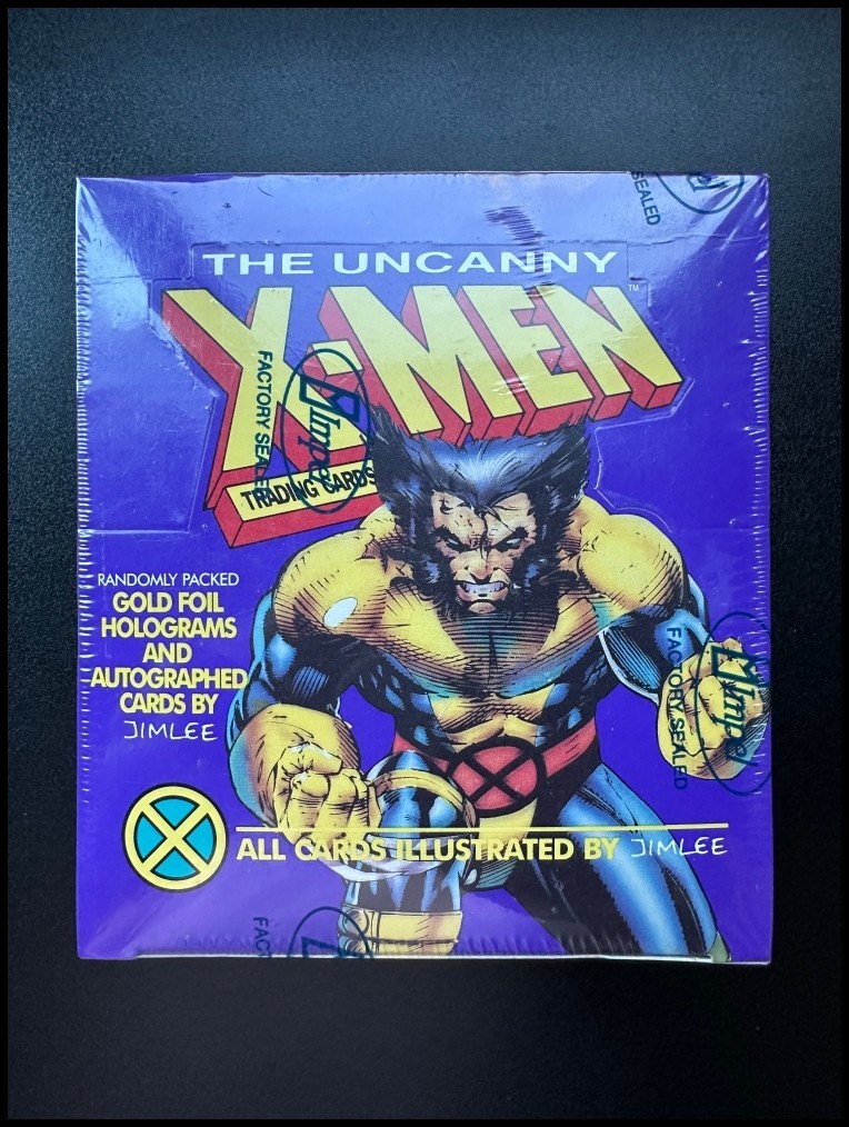 1992 Impel Uncanny X-Men FACTORY SEALED BOX 36 Packs Wolverine Jim Lee VINTAGE