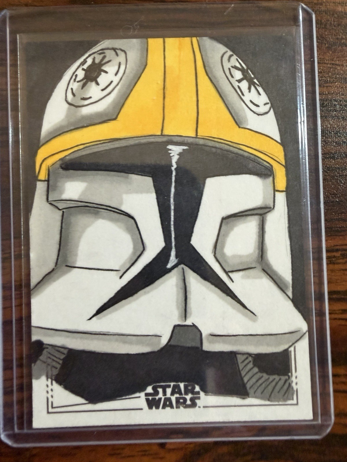 2026 Topps Chrome Star Wars Galaxy Sketch Clone Trooper 1/1