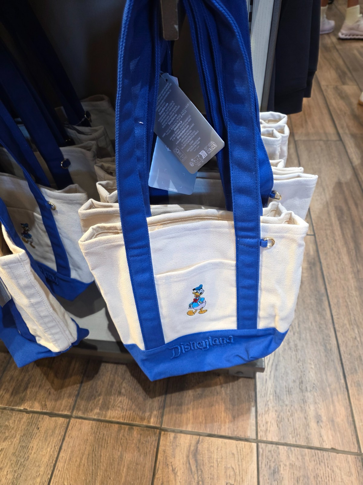 Disneyland Mickey and Friends Mini Canvas Tote Bag - Choose your color (NWT)