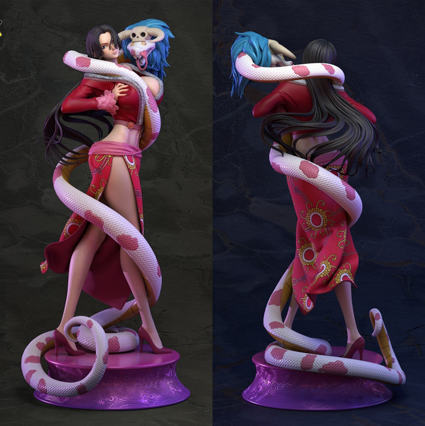 Super Bomb Studio One Piece POP Scale Boa Hancock Resin Model Pre-order EX Ver.