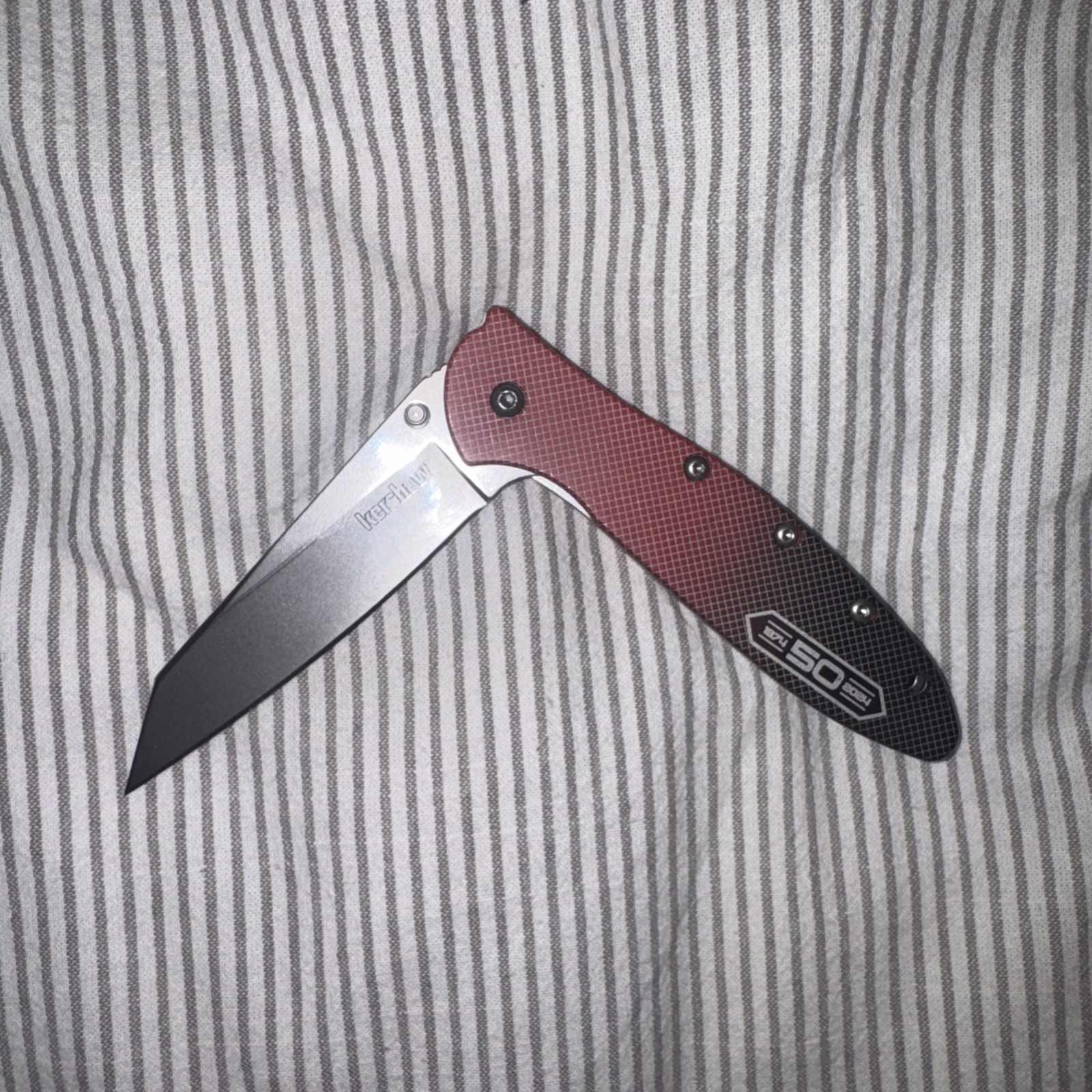 Kershaw Leek 1660TWHS Warehouse Rare Reverse Tanto RED Knife - New Kershaw Leek 1660TWHS Warehouse Rare Reverse Tanto RED Knife - New