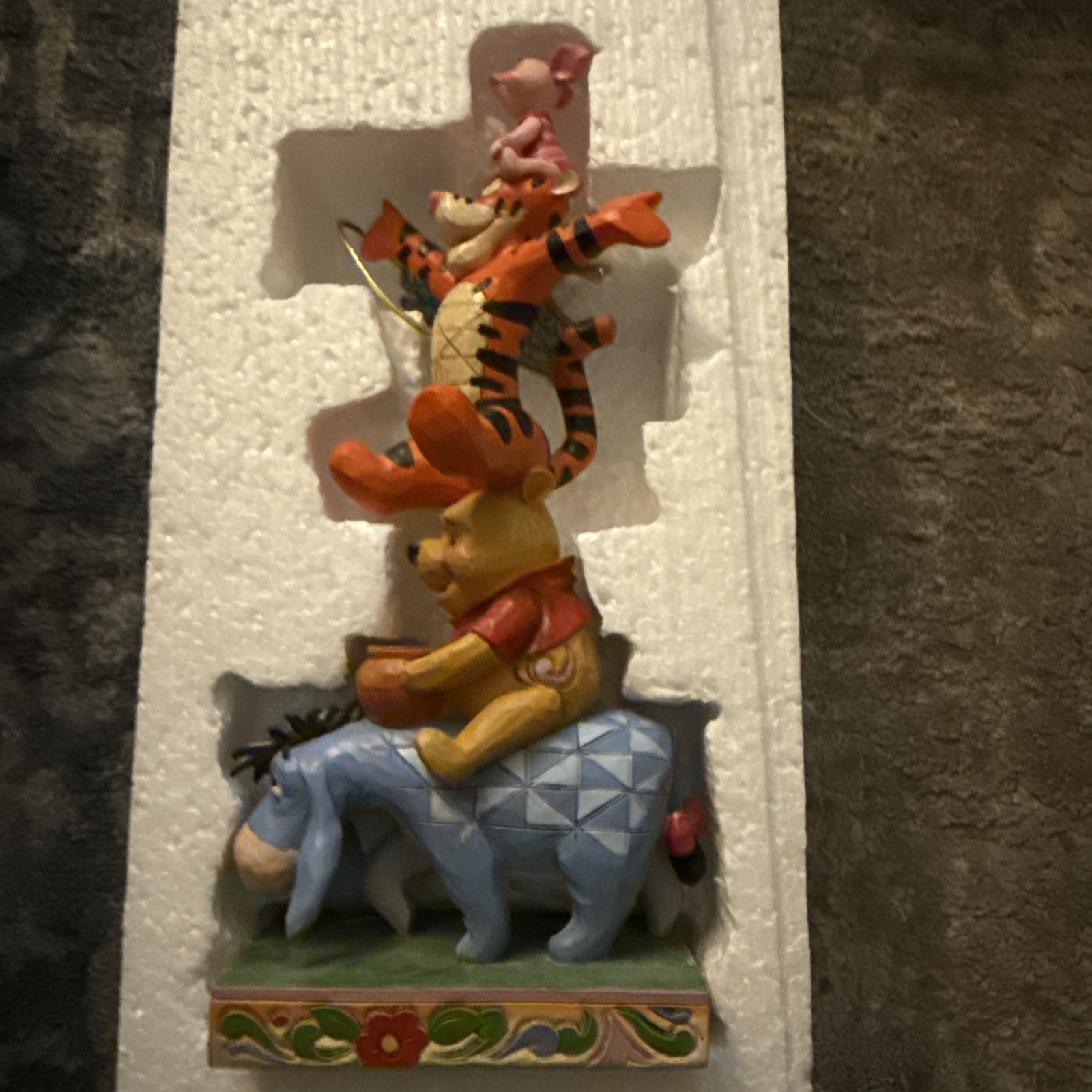 Jim Shore Disney POOH & FRIENDS STACKED - FRIENDSHIP & FESTIVITIES 601500