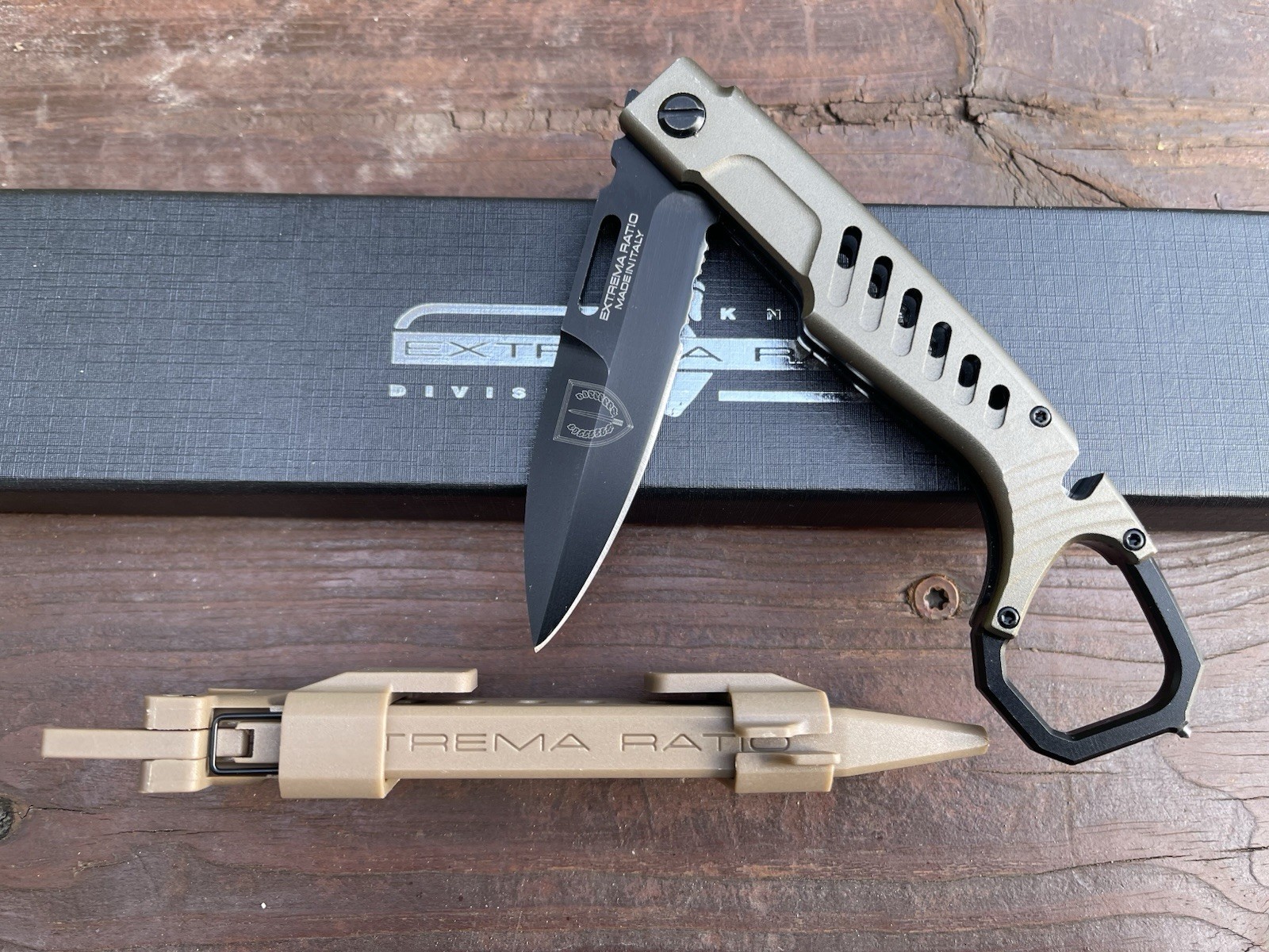 Extrema Ratio MH-Stealth Folding Knife N680 Steel Blade Aluminum Handle