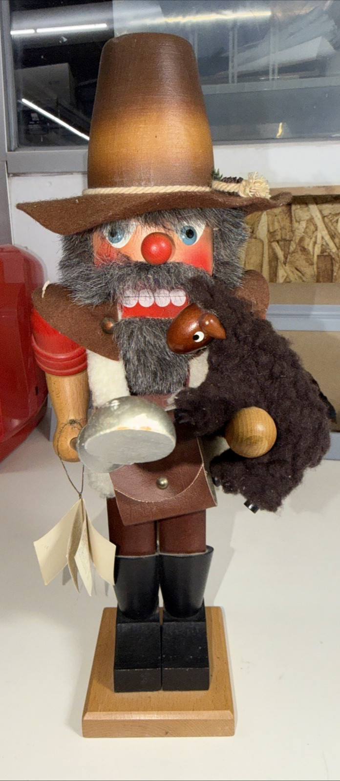 Vintage 15” Christian Ulbricht Shepherd Nutcracker Lamb Germany Christmas Decor Vintage 15” Christian Ulbricht Shepherd Nutcracker Lamb Germany Christmas Decor