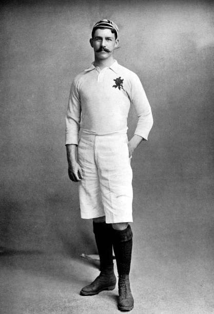 Rugby Union Circa 1896 Full Length Portrait Of J F Byrne Old Photo