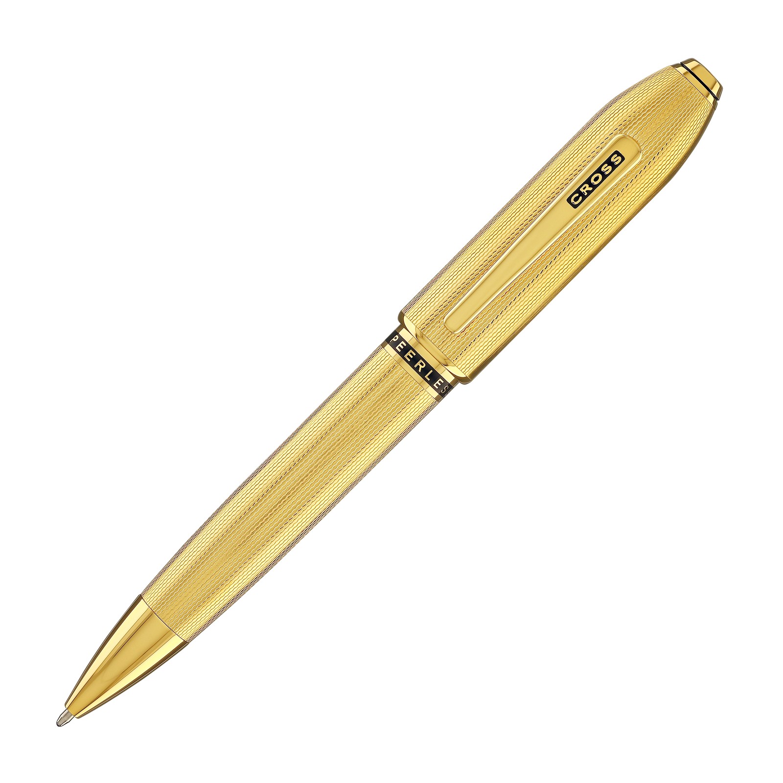 Cross Peerless Ballpoint Pen in 23KT Heavy Gold Plated - NEW in Box