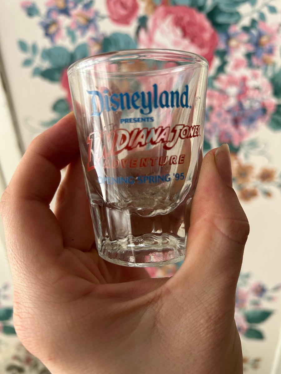 Disneyland Indiana Jones Adventure Opening Spring \'95 Shot Glass
