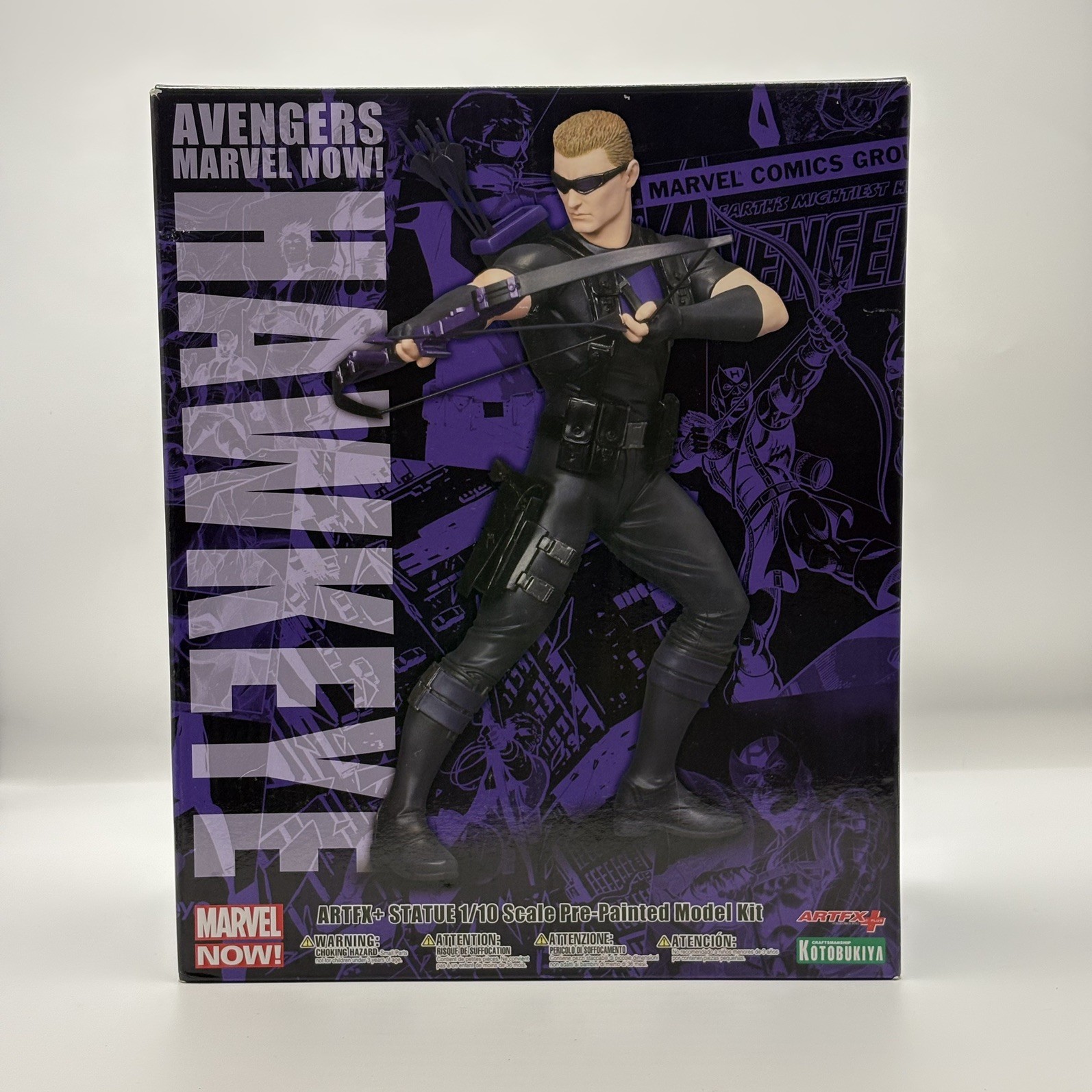  MARVEL NOW  1/10 PVC HAWKEYE FIGURE ARTFX+ NEW OPEN BOX