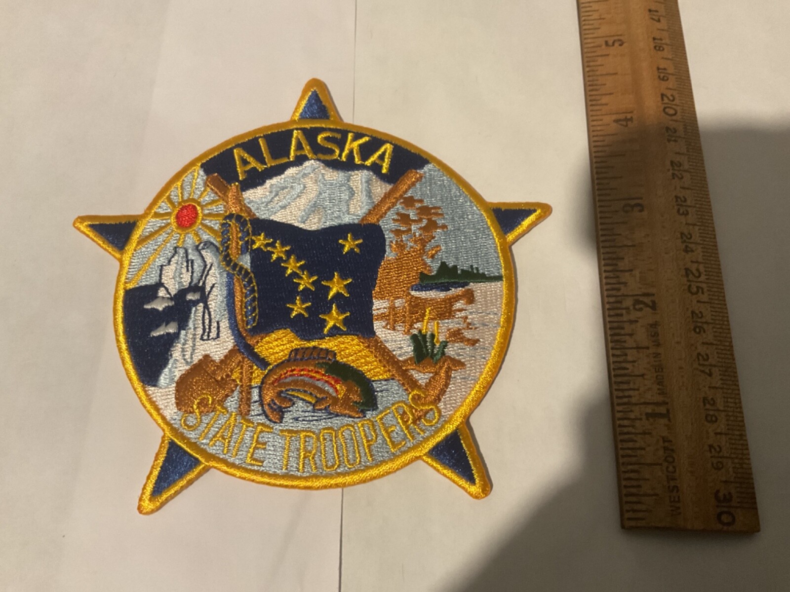 Alaska State Troopers collectable Patch Full Size and New ,tracking insured Alaska State Troopers collectable Patch Full Size and New ,tracking insured