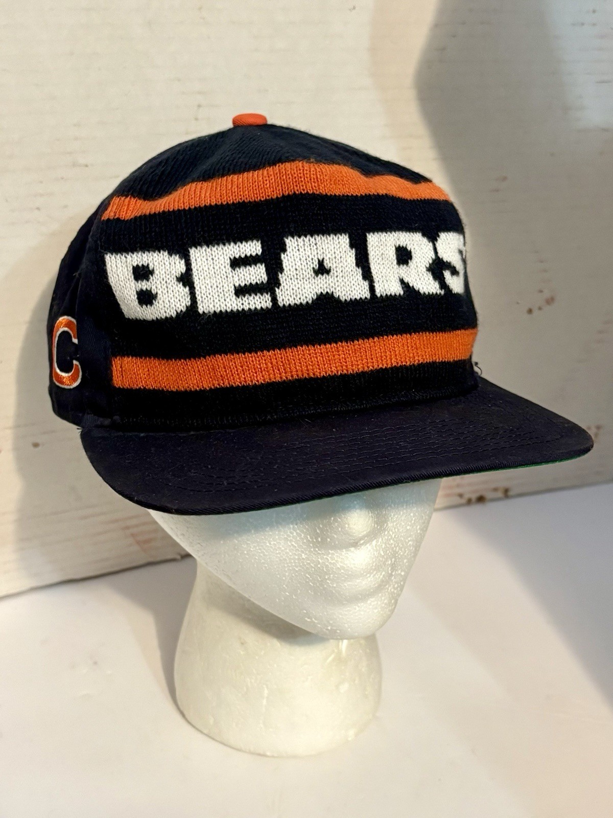 Vintage Chicago Bears Retro snap back, new era, Da Coach sweater Cap Hat