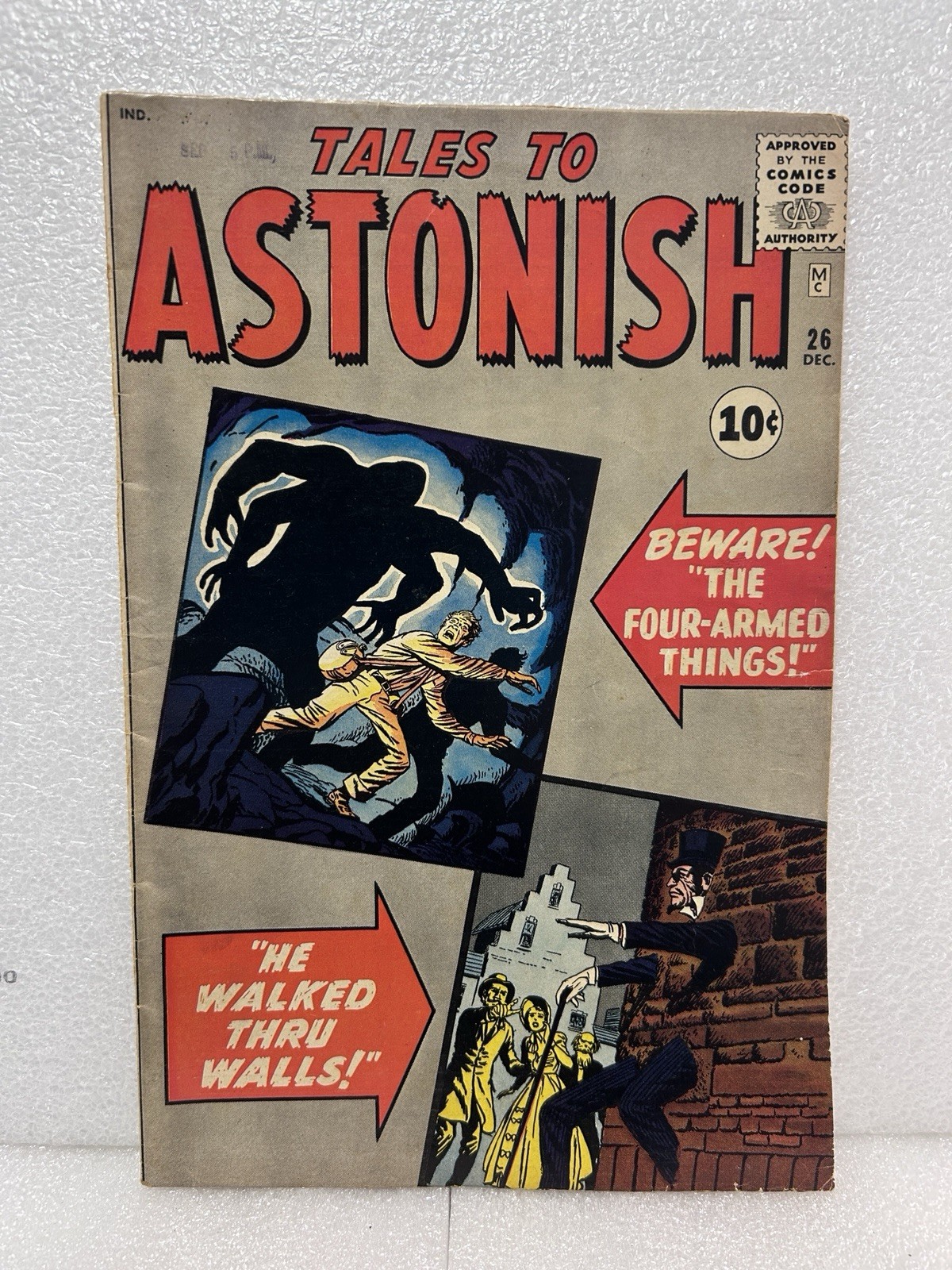 Tales to Astonish #26 1961 Marvel Atlas Silver Age Pre-Hero Lee Kirby Ditko GD-V