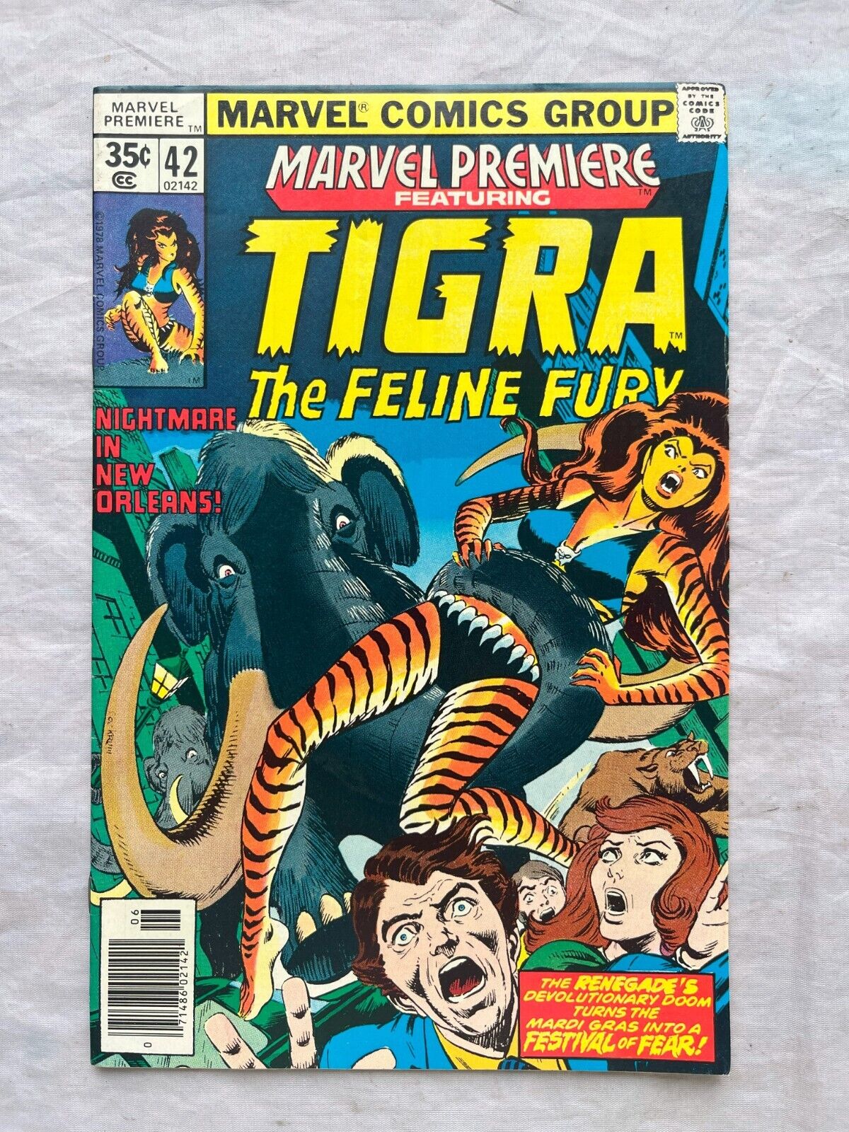 Marvel Premiere # 42 - Tigra The Feline Fury