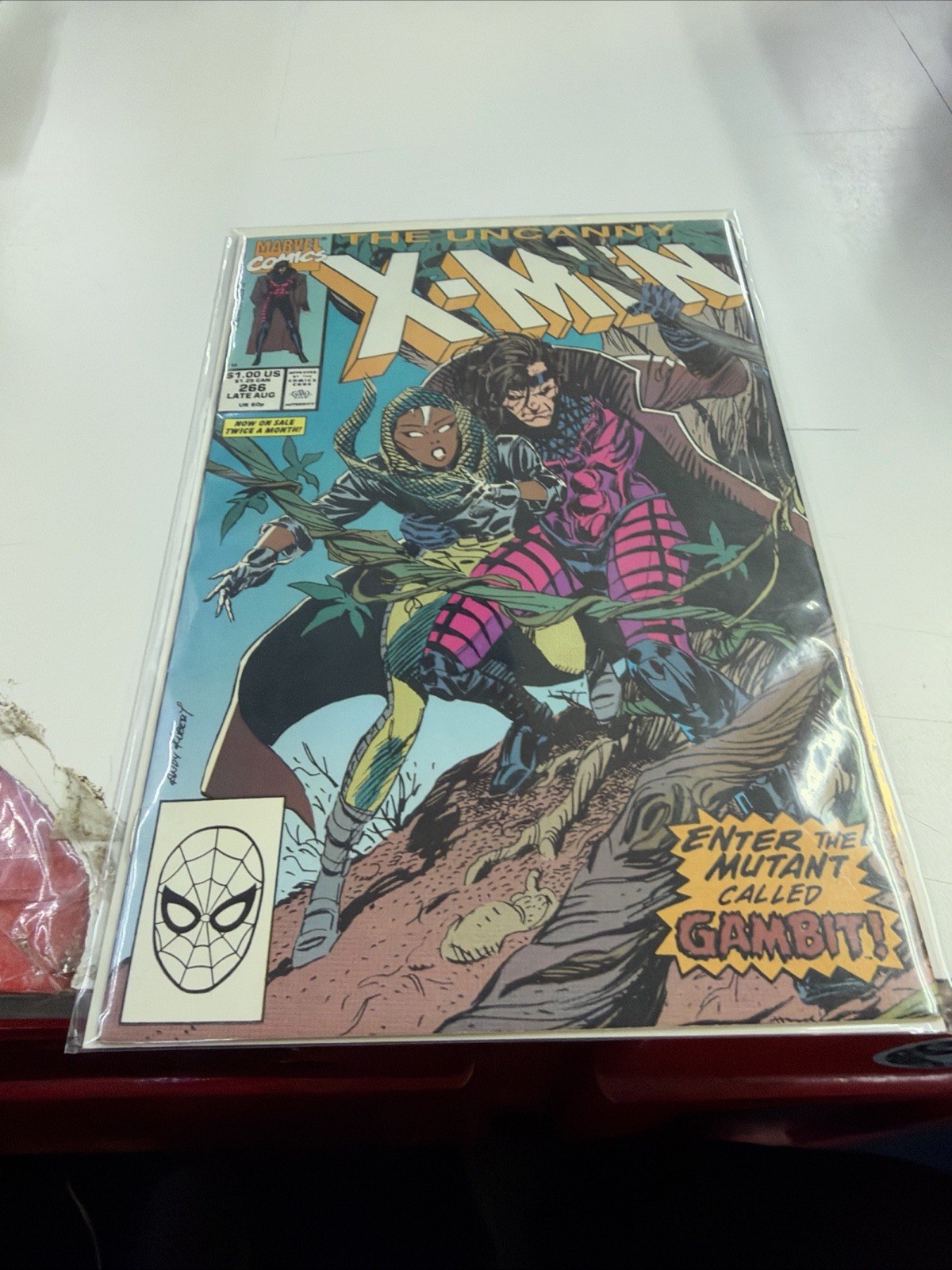 🔥🔑The Uncanny X-Men Comic Book #266  (August 1990)  1st Appearance of Gambit