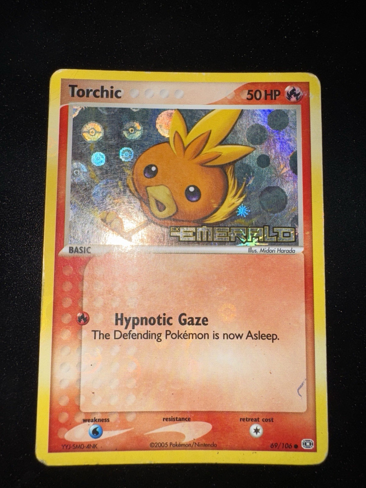 Pokemon Card Lot Torchic 69/106 Holo - EX Emerald STAMPED reverse psa pikachu