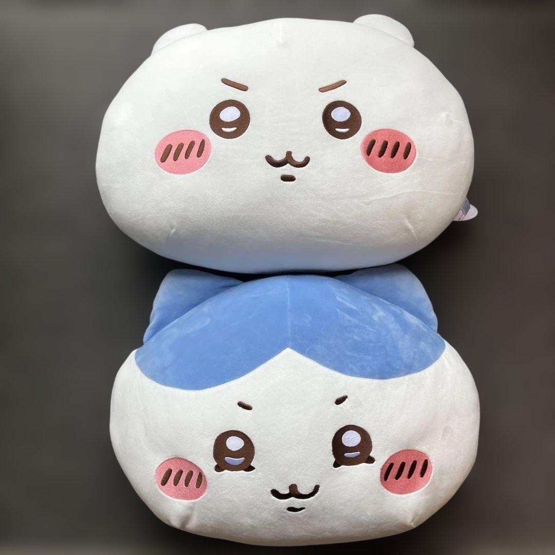 Chiikawa Mocchiru Face Shape Super Big Plush toy 40cm Chiikawa Hachiware set 