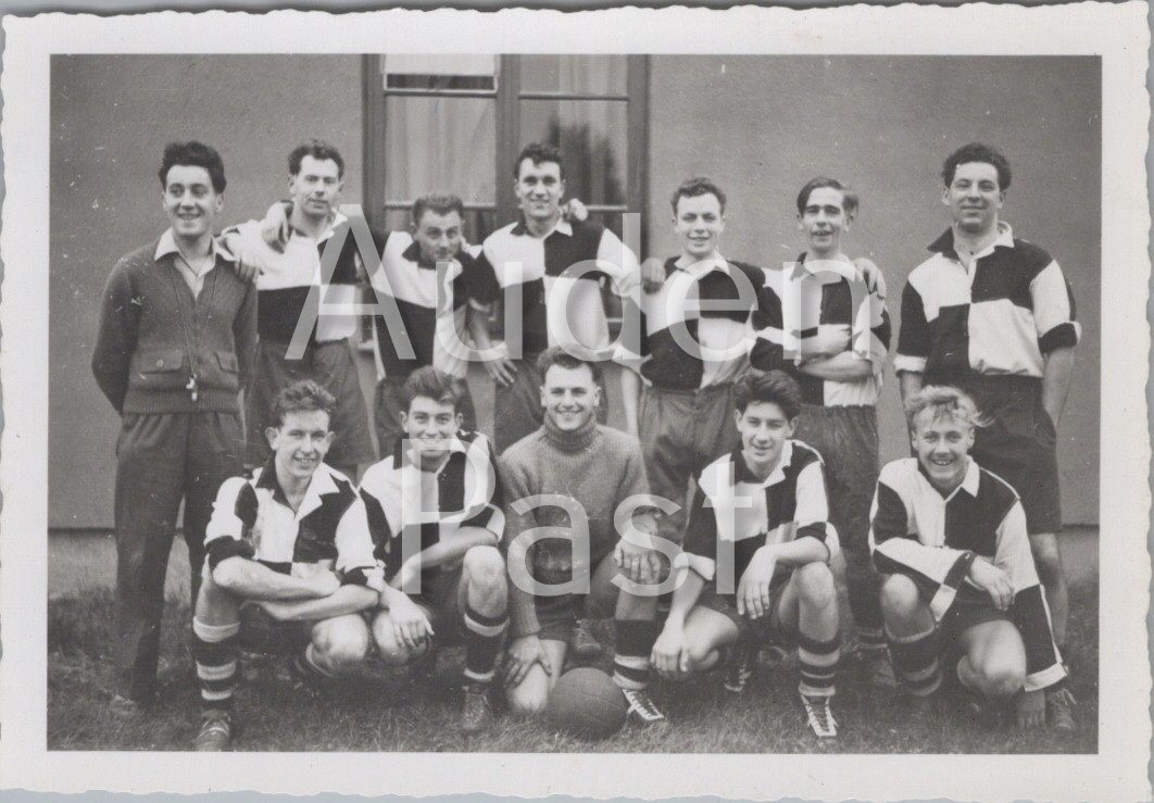 Gelsenkirchen Football Team November 1955 Real Photo 90x63mm