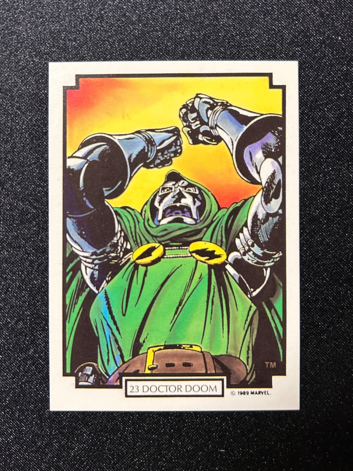 1989 John Byrne Marvel Comic Images Doctor Doom #23 Rare Original Vintage