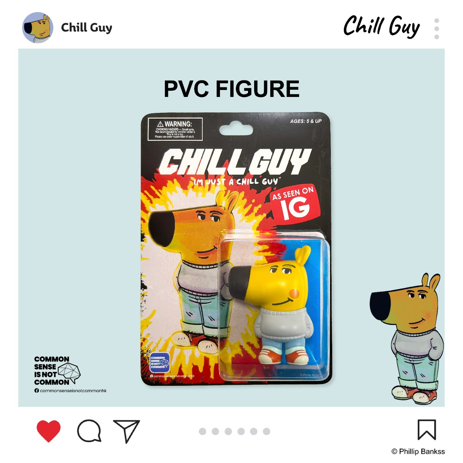 Chill Guy official licensed PVC figure 8cm brand new in box Chill Guy official licensed PVC figure 8cm brand new in box