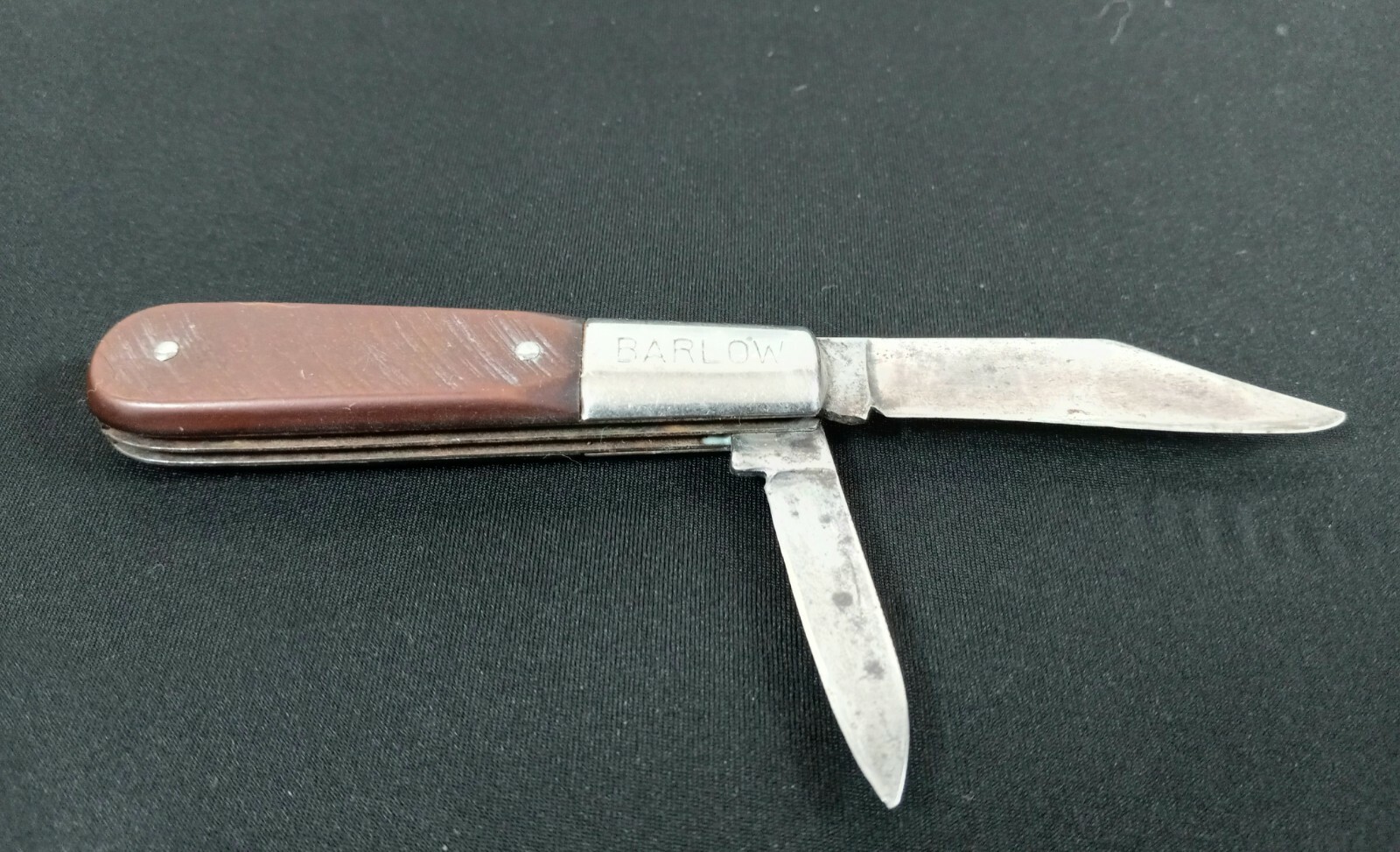 Vintage Barlow 2 Blade Pocket Knife 2284833 Imperial Providence Rhode Island USA