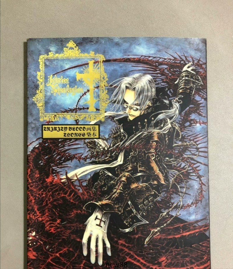 Anime Trinity Blood Fabrica Theologiae Official Illustration Art Book Gift