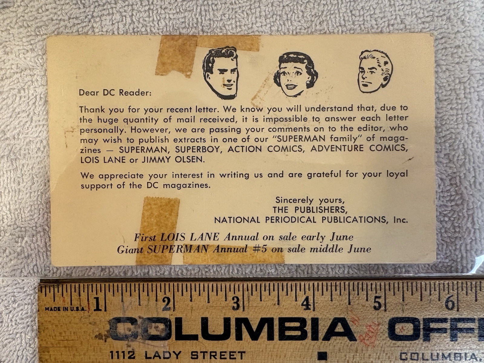 RARE SCARCE 1962 DC Comics \