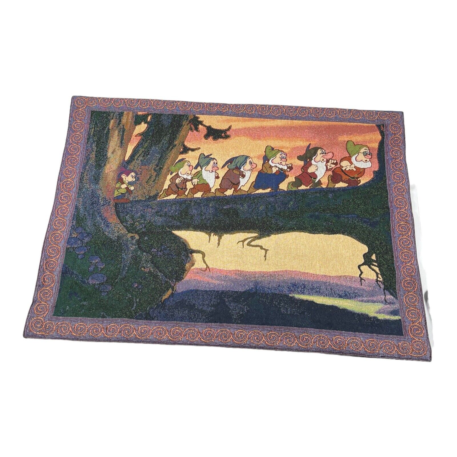 Snow White & Seven Dwarfs Tapestry Disney Store 25\