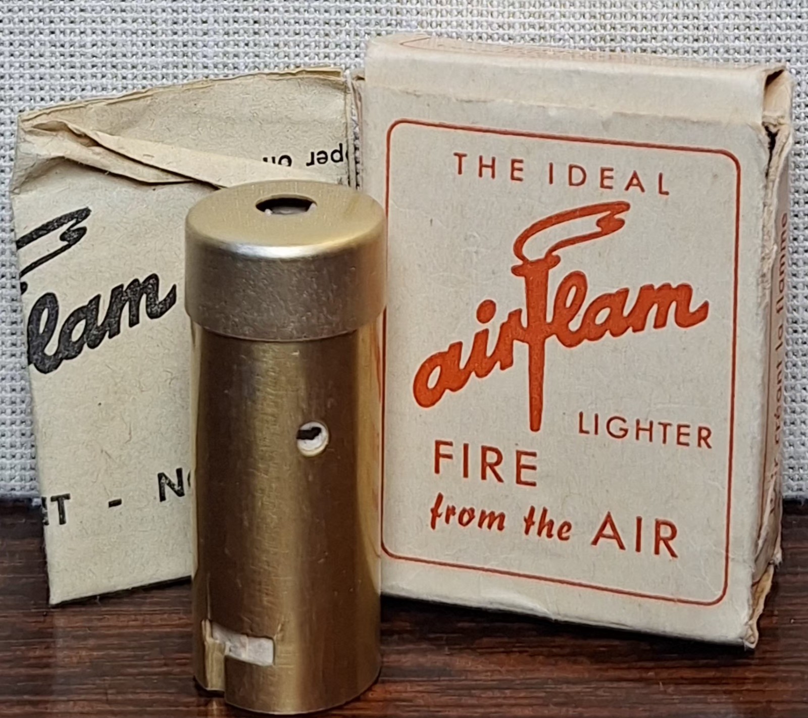 Vintage 1952 Airflam Catalytic Pocket Lighter Germany - Box & Instructions Vintage 1952 Airflam Catalytic Pocket Lighter Germany - Box & Instructions