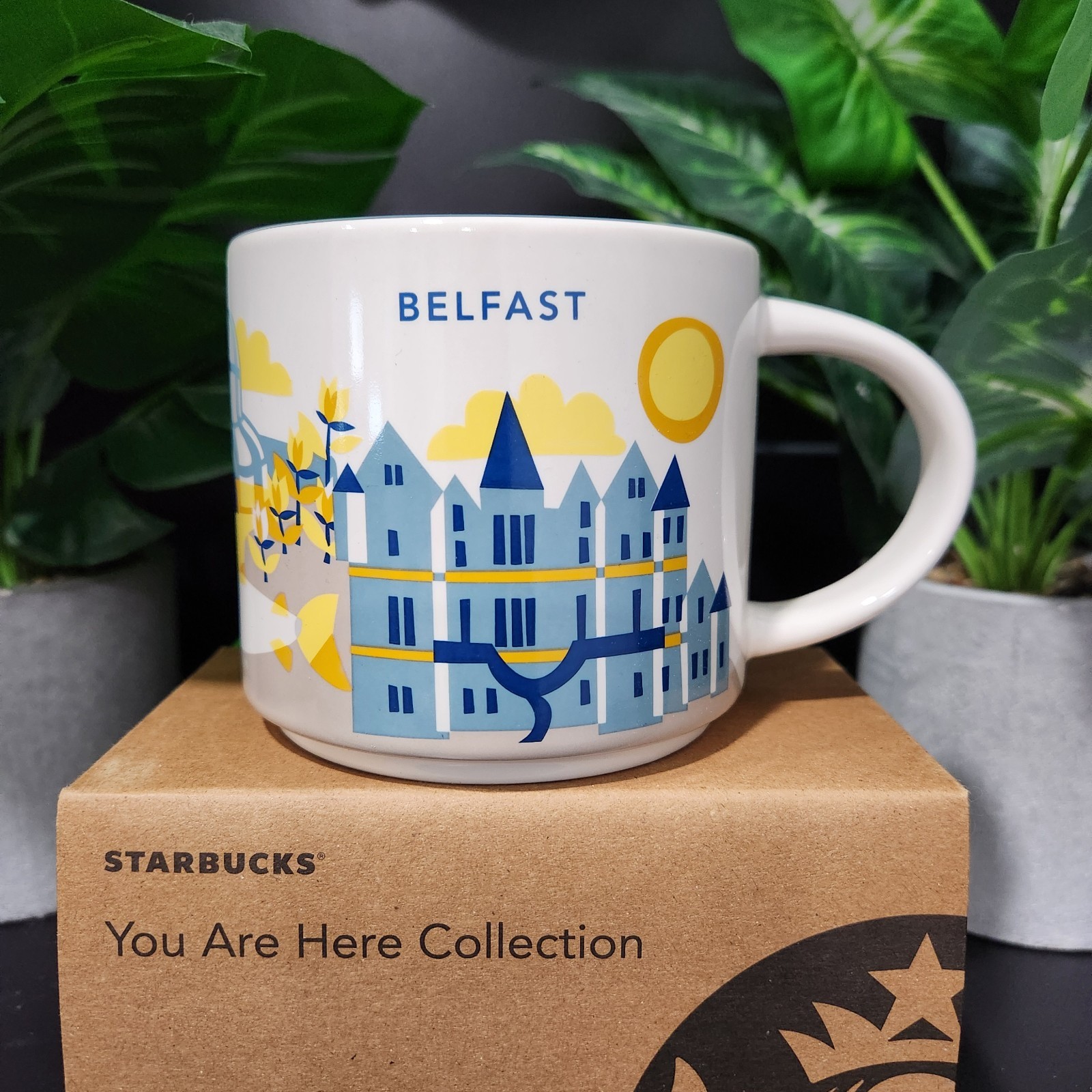 Starbucks 14oz Mug Belfast Northern Ireland New W/Box USA Seller 