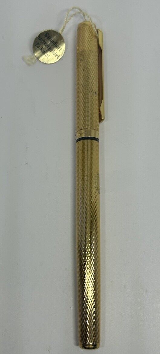 Vintage Waterman REFORM Fountain Pen 23K Gold plated Medium - West Germany