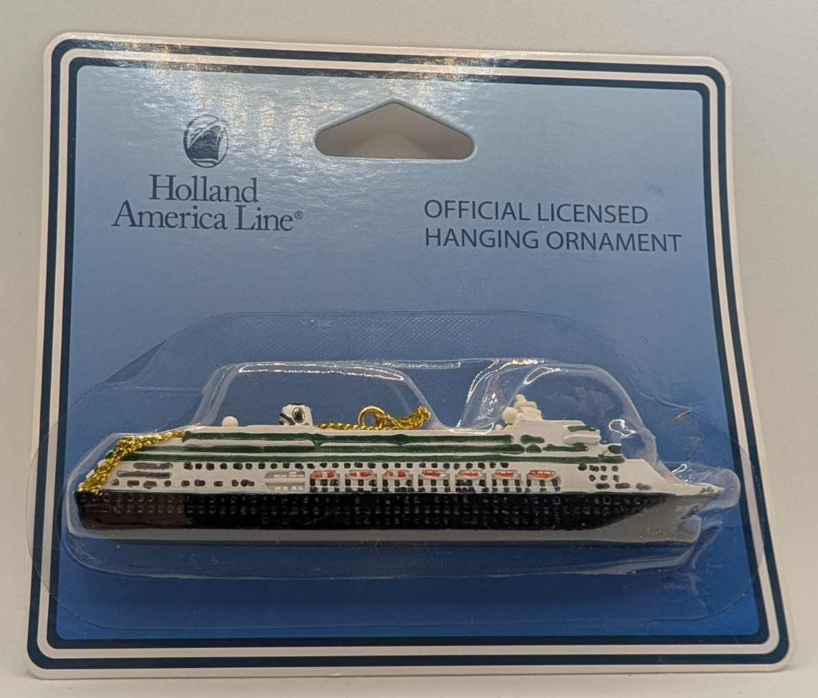 Holland America ms Volendam Cruise Ship Christmas Ornament Figurine