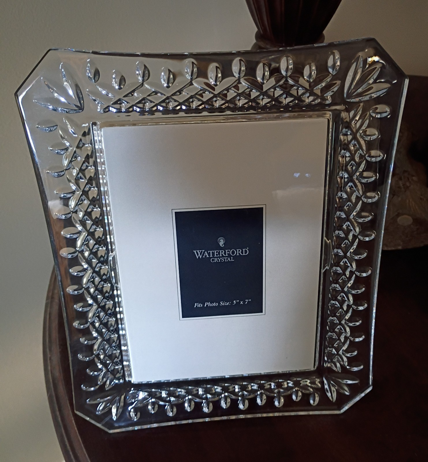 WATERFORD CRYSTAL LISMORE 8 x 10 Frame 5x7 Photo CRYSTAL PICTURE FRAME New WOB WATERFORD CRYSTAL LISMORE 8 x 10 Frame 5x7 Photo CRYSTAL PICTURE FRAME New WOB