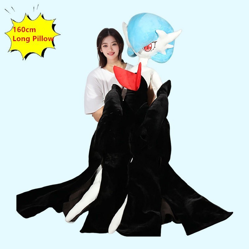 160cm Gardevoir Huge Plush Doll Cartoon Long Body Pillow Cushion Stuffed Toys