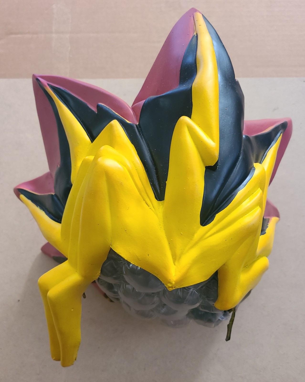 Rare Vtg 1996 Yu-Gi-Oh Yugi Mask Wig Kazuki Takahashi Cosplay Halloween Toei