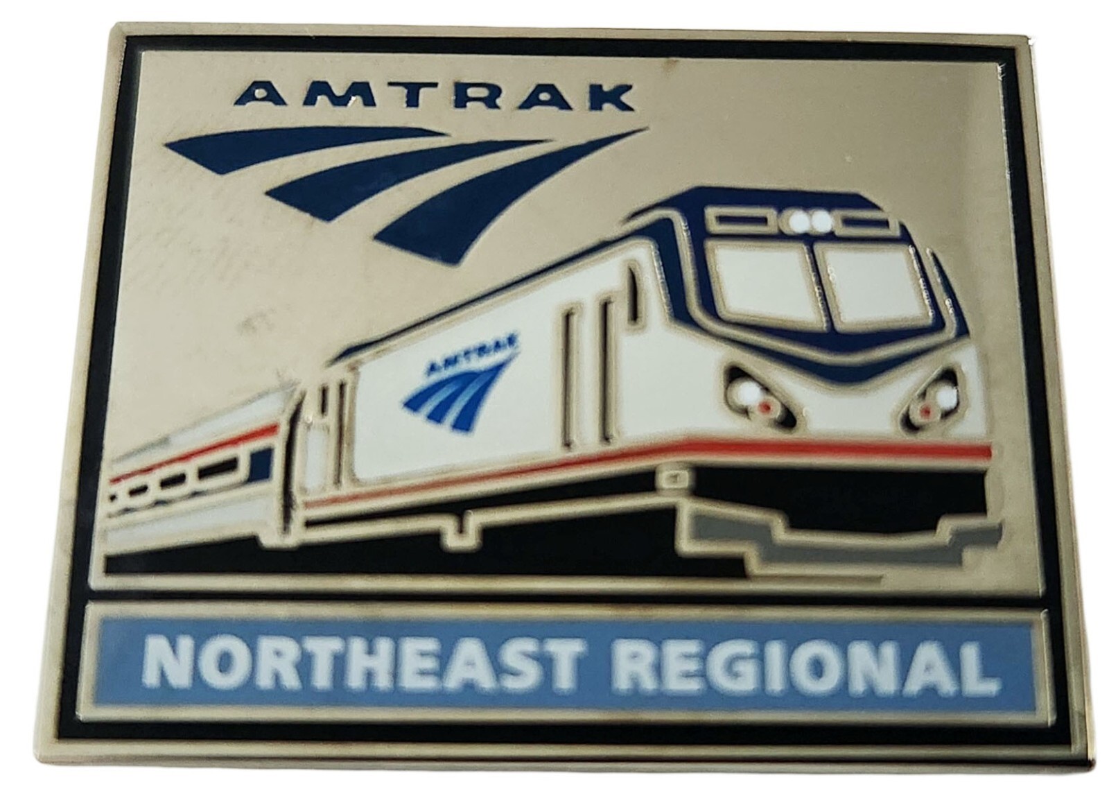 Amtrak Northeast Regional Train Route Collector Edition Enameled Lapel Hat Pin C