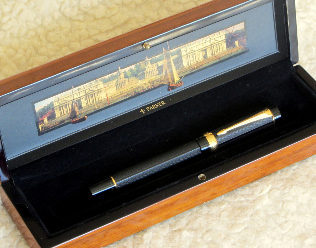 Parker Duofold Greenwich Rollerball Pen New In Original Box Rare