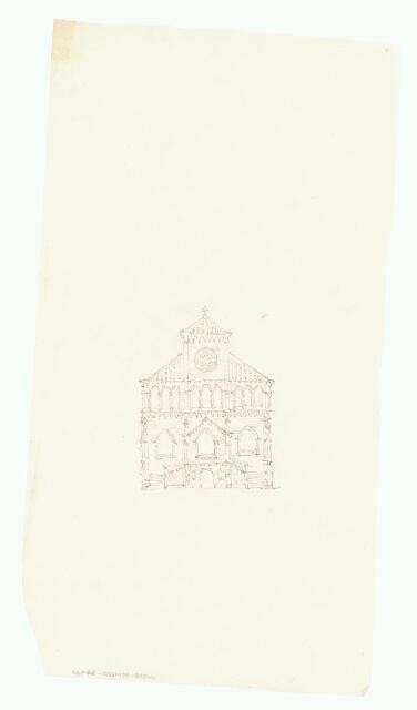 Asheville North Carolina Biltmore Estate 1895 Exterior Elevation Study